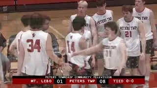Peters Township High School Boys Volleyball vs. Mt. Lebanon - April 19, 2023