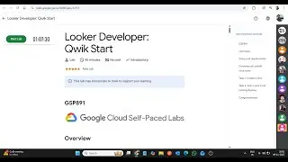 Разработчик Looker: Qwik Start || Лабораторное решение || Google Cloud Arcade 2025