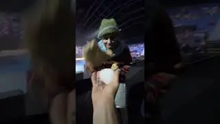 Sniper-Level Snowball Hits Performer in Skating Rink! ❄️ @johannyvelasquez #shorts