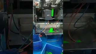 TDR 001 #Ring# no 4 English🍃 green #double station# Blow moulding machine #trading# video