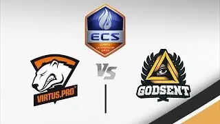 CS:GO - Virtus Pro vs GODSENT - Map 1 [Cache] - ECS Season 4 Europe