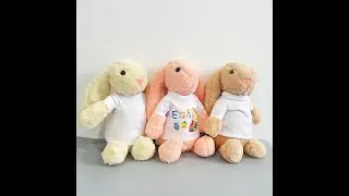 Sublimation Easter Bunnies How to Sublimate on Stuffed toys