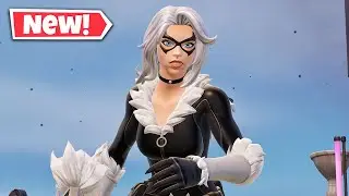 НОВЫЙ игровой процесс скина ЧЕРНАЯ КОШКА в Fortnite!