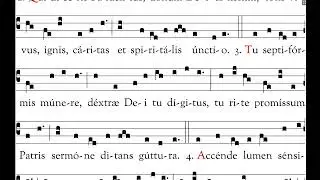 Himno de Pentecostés: Veni Creator Spiritus Gregoriano