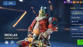 I got Nicklas pilot in Mech arena 