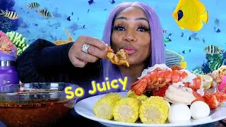 Steamed Lobster Tails Boil, (Lobster, Corn on the cob, Eggs, and Cucumbers)