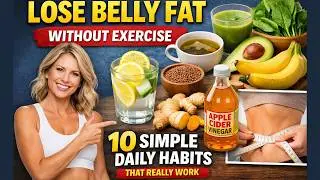 【Lose Belly Fat Without Exercise】10 Simple Daily Habits That Really Work