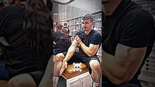 AKIMBO 69 SHOW HIS FOREARM 😈😱 #edit #armwrestler #armwrestling #akimbo #shortsvirl