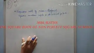 Finding square root of non perfect square number upto 1 decimal place