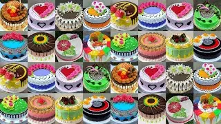 🌀Round Cake Decorating Ideas/Cake Photo/Cake Picture/Round Cake Design/Simple Cake Design/Cake Wala