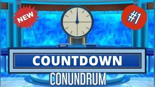 Countdown Conundrum #1 Can you Solve It In Time? #countdown #braintrain