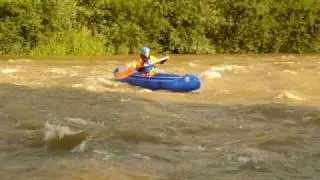 Splavovanie rieky Oravy 2009 č. 2.MOV