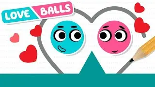 Playing Love Balls game || It's all about love ❤ 😍
