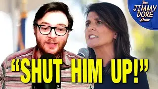 Nikki Haley Says She LOVES Protesters Until Confronted By one!