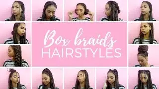 TUTORIAL DE BOXBRAIDS + 20 PEINADOS / Todo sobre las trenzas Rosie does it all