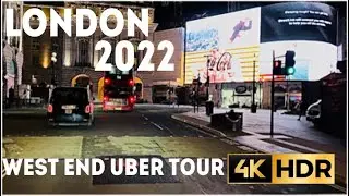 Uber night tour in London West end | Oxford Street | Piccadilly Circus | Leicester Square |