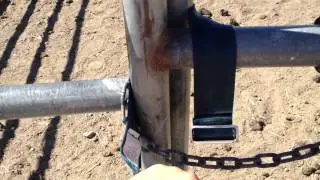 One Hand Horse Gate Latches - Using Seatbelts to Secure Gates - Rick Gore Horsemanship