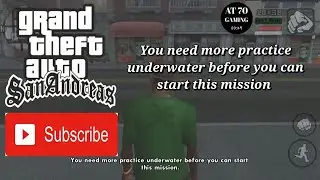 Gta Sanandras- You need more practice underwater before you can start this mission -Walkthrough-(HD)