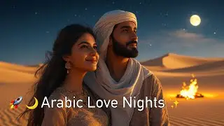 🌙 Desert Love Chill &bull; Cinematic Arabic Night Ambience for Romance & Relaxation 🐪✨