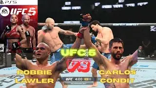 EA SPORTS UFC 5/ROBBIE LAWLER VS CARLOS CONDIT FULL FIGHT#ufc5 #gaming 