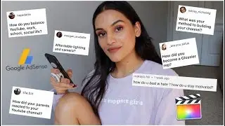 small youtuber q&a // how much $$ i make, being a glossier rep, hate comments & more
