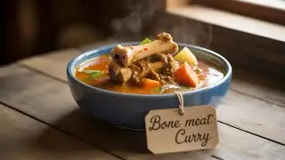 |HOW TO MAKE BONE MEAT CURRY|