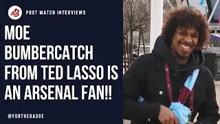Moe Hashim from Ted Lasso is an Arsenal fan! 🤯 | West Ham 2-2 Arsenal Post Match