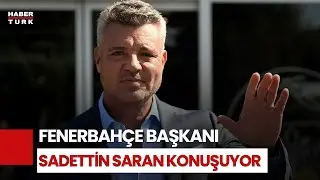 #CANLI - Fenerbahçe Başkanı Sadettin Saran açıklama yapıyor.