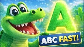 Learn ABC Fast! 🎵 A to Z Alphabet Song with Fun Animals
