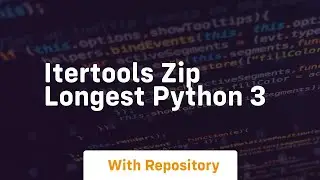 itertools zip longest python 3
