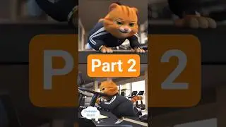 Part 2😼Ginger cat change lifestyle. #cat #brainrot #ai