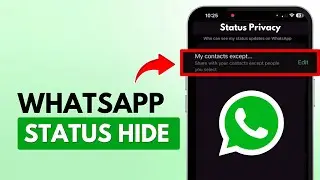 WhatsApp Status: Hide 