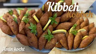Kibbeh | Kobbeh | Bulgur-Hack-Kugeln | Amin Kocht