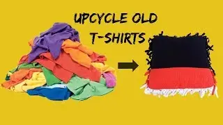 No Sew Pillow Cover From Old T-Shirt: Turn Your T-shirt Into a Pillowcase