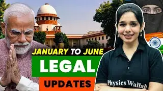 Most Important Legal Updates From January to June | CLAT Legal Updates Current Affairs