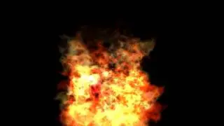Fire 10 Black background ANIMATION  FREE FOOTAGE HD