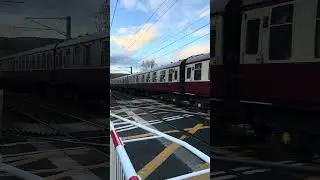 LSL Classes 57 + 37 passing Kildwick LC #train #railvlogger #railway #railwaycontent #pullman