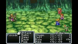 Final Fantasy I & II: Dawn of Souls - Marsh Cave - Piscodemons