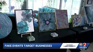 Local painter warns business owners; loses money to fake event organizer