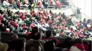 Lets go Caps! (Horn guy Sam Wolk at the Capitals Game)