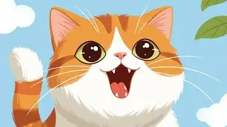 Meow Meow Billi Kids Rhyme | Cute Cat Nursery Rhyme | Fun Cartoon Song for Children 😺🎶