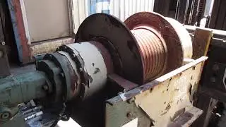 DP WINCH first layer 55,000lb two speed hydraulic (working,GOOD) Ser.# 45009892R