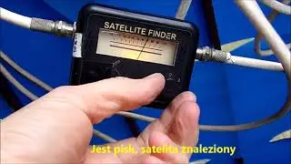 Jak ustawić antenę satelitarną na ASTRA i HOT BIRD miernikiem Satellite Finder + foto multifocus