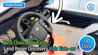 Обзор 2-местного Land Rover Ride-On от Best Choice Products | Родительский пульт + Bluetooth-радио