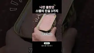 의외로 사람들이 모르는 스팸 상식 3가지🍚