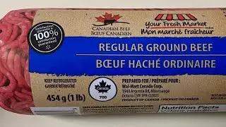 Your Fresh Market Regular Ground Beef Tube - Walmart Brand 2022