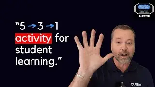5 - 3 -1 activity for student learning.