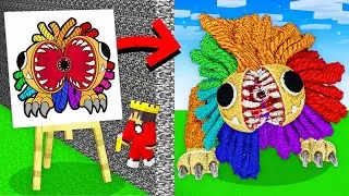 I Cheated with //DRAW in POPPY PLAYTIME In Minecraft Build Battle!