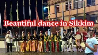 Beautiful dance in Sikkim West point, Mall in Sikkim Gangtok explore the  Sikkim beautiful culture 