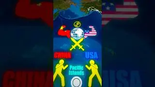 US and China's Battle for the Pacific islands #geography #usa #geographyfacts #geopolitics #fact